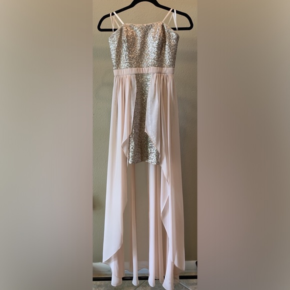 Aidan Mattox Dresses & Skirts - High-low Sequin Gown - Size 0 💖